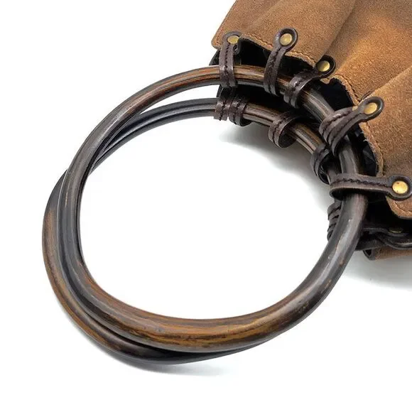 Suede Ring Tote Bag - Picture 5 of 6